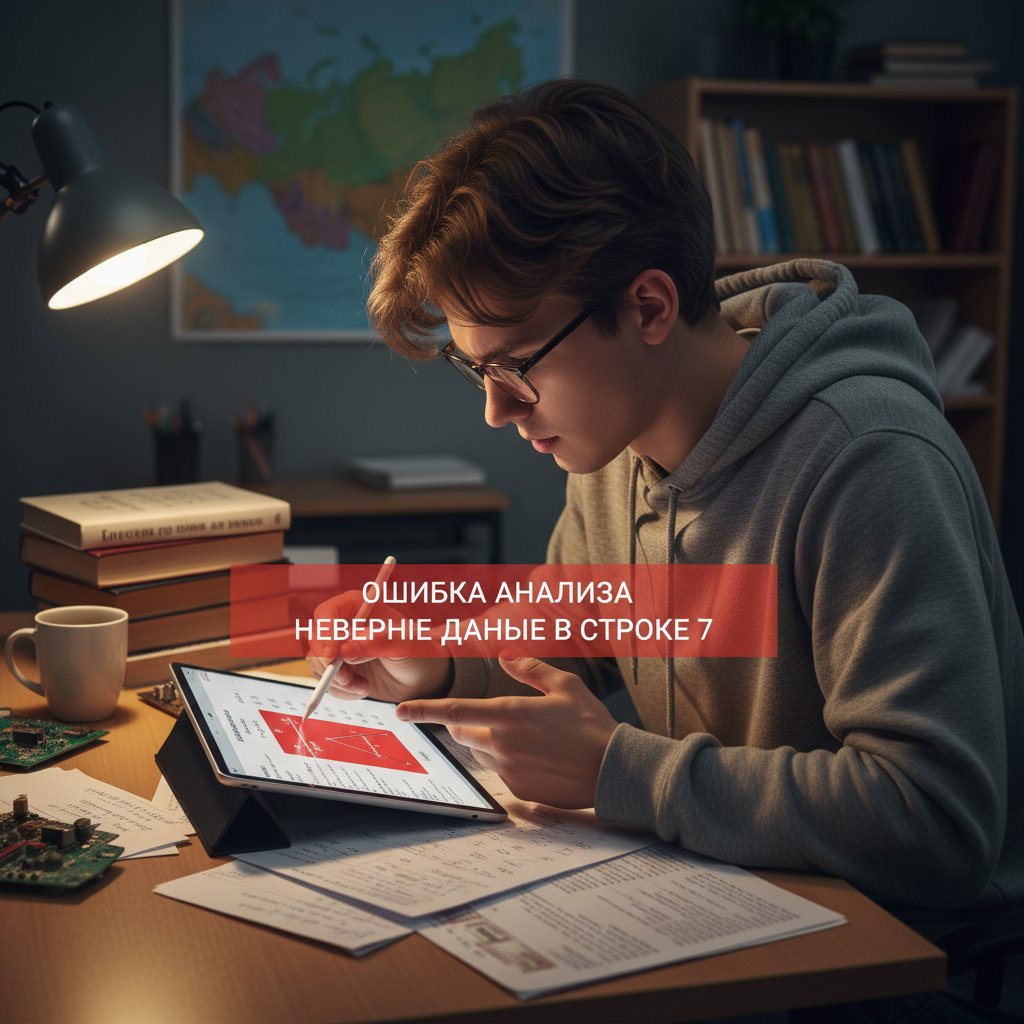 Uczennica analizuje błąd w rosyjskim tekście zaznaczony na ekranie tabletu