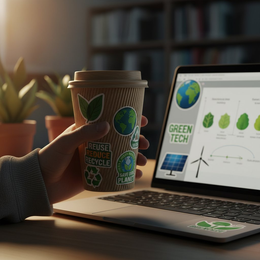 Uczeń korzystający z ekologicznych nawyków po korepetycjach online