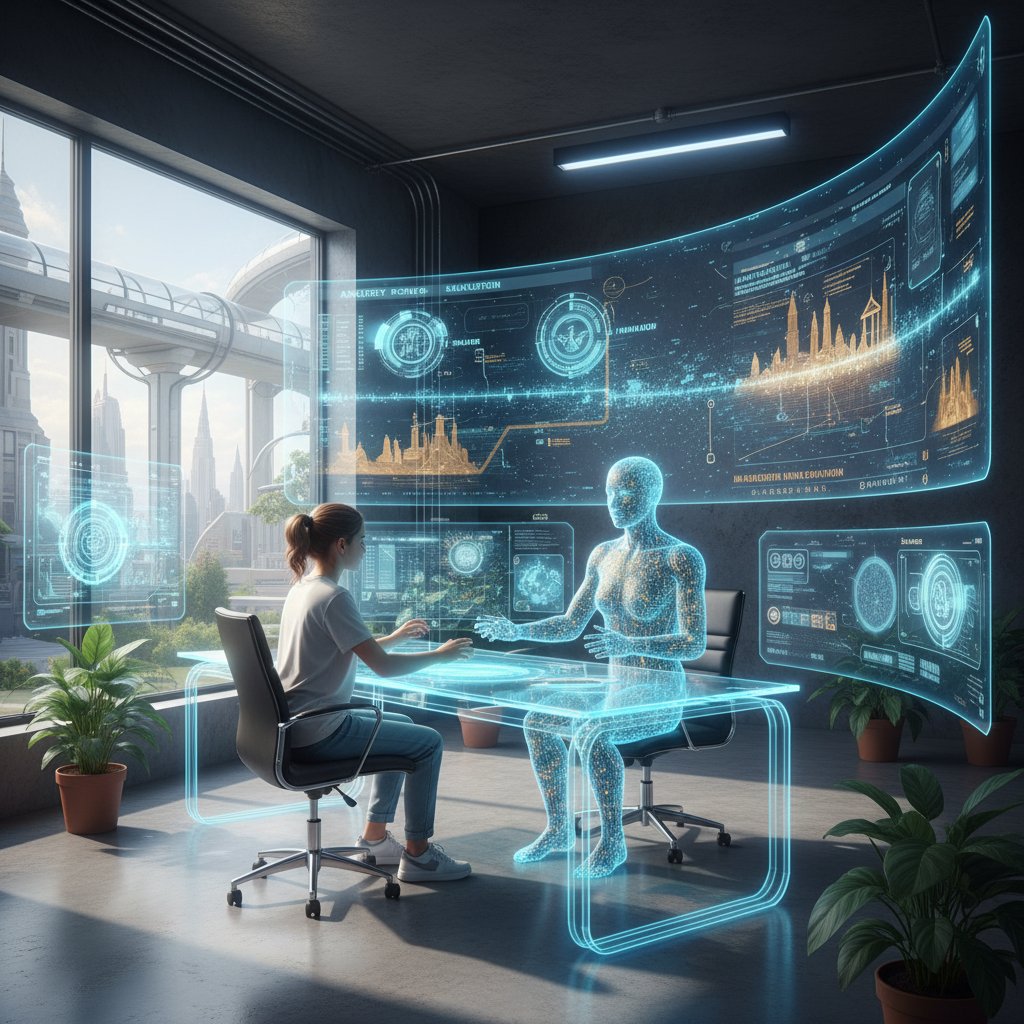 Nowoczesny uczeń uczący się historii z pomocą AI i cyfrowych materiałów