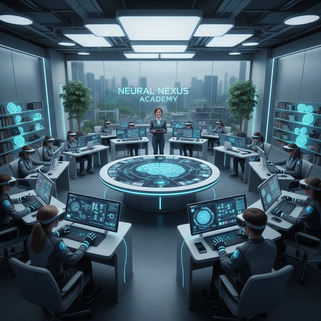 Uczniowie uczestniczący w zajęciach z treningu poznawczego w nowoczesnej klasie