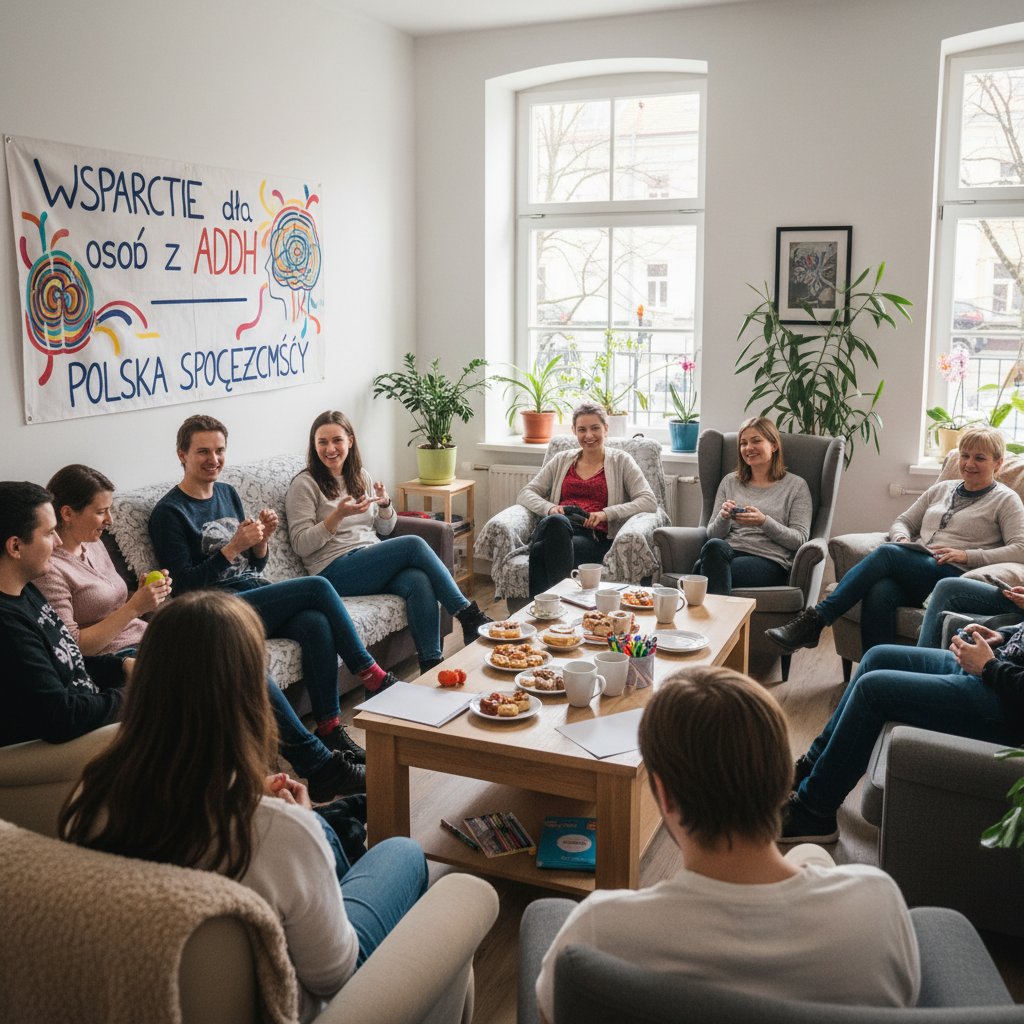 Spotkanie grupy wsparcia ADHD w Polsce – różnorodni uczestnicy