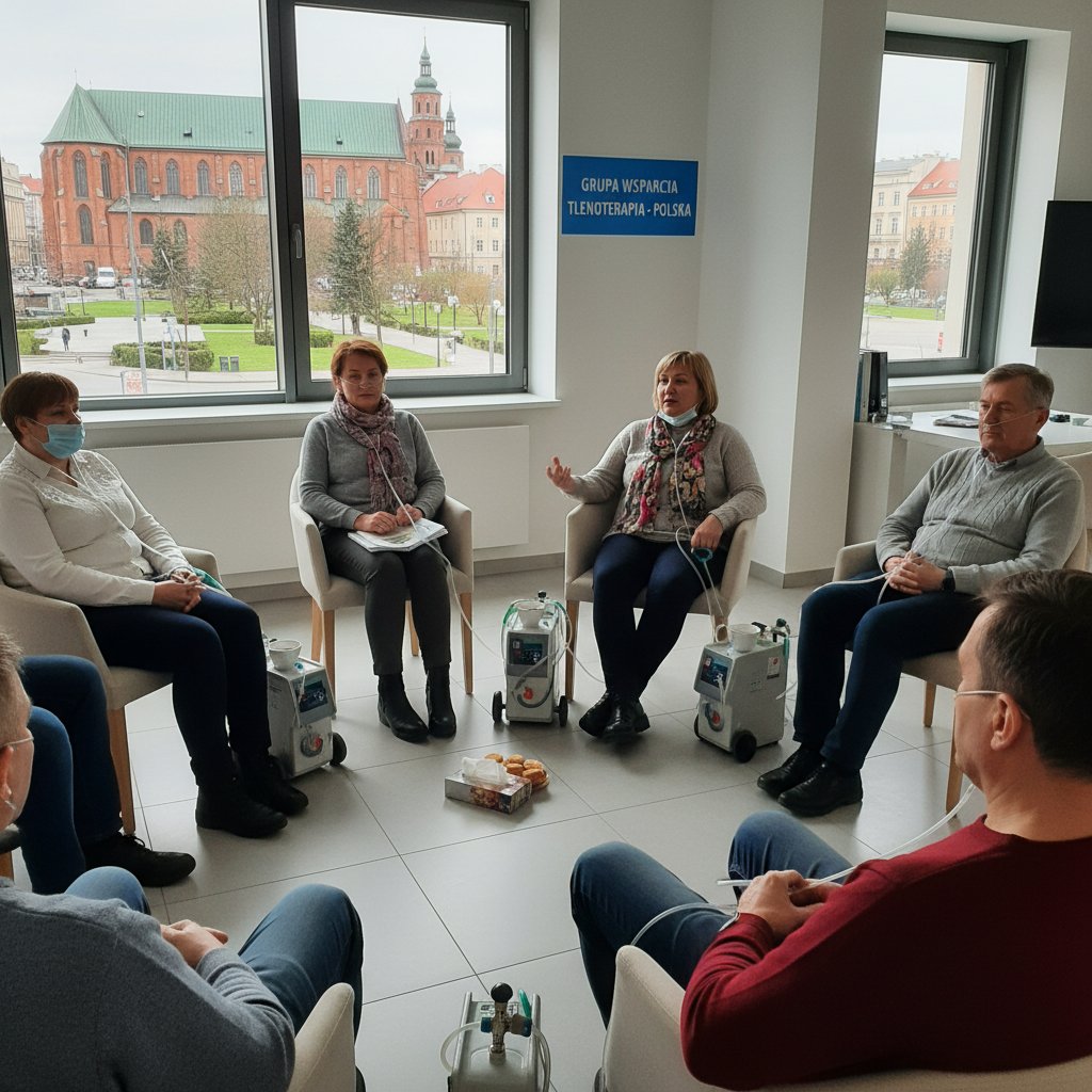 Grupa wsparcia dla osób korzystających z tlenoterapii – wymiana doświadczeń