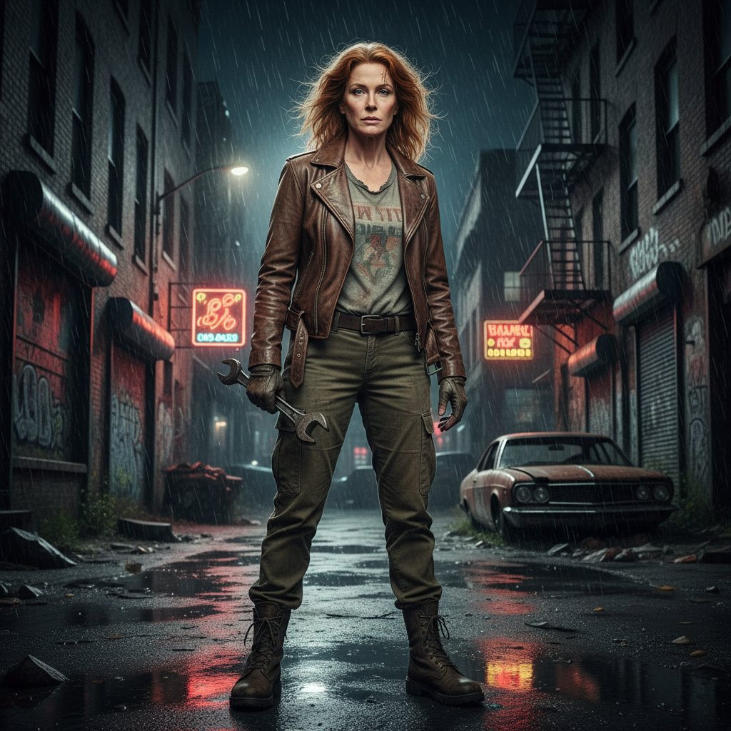 Susan Sarandon redefining the female lead in a gritty, unconventional role, powerful presence, edgy atmosphere