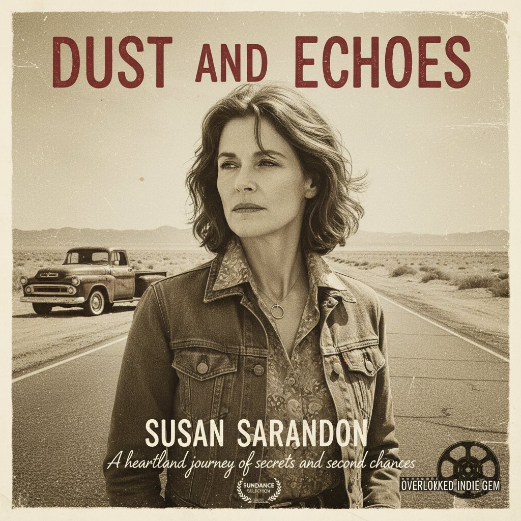 Susan Sarandon in an overlooked indie film, moody lighting, atmospheric, indie cinema keywords