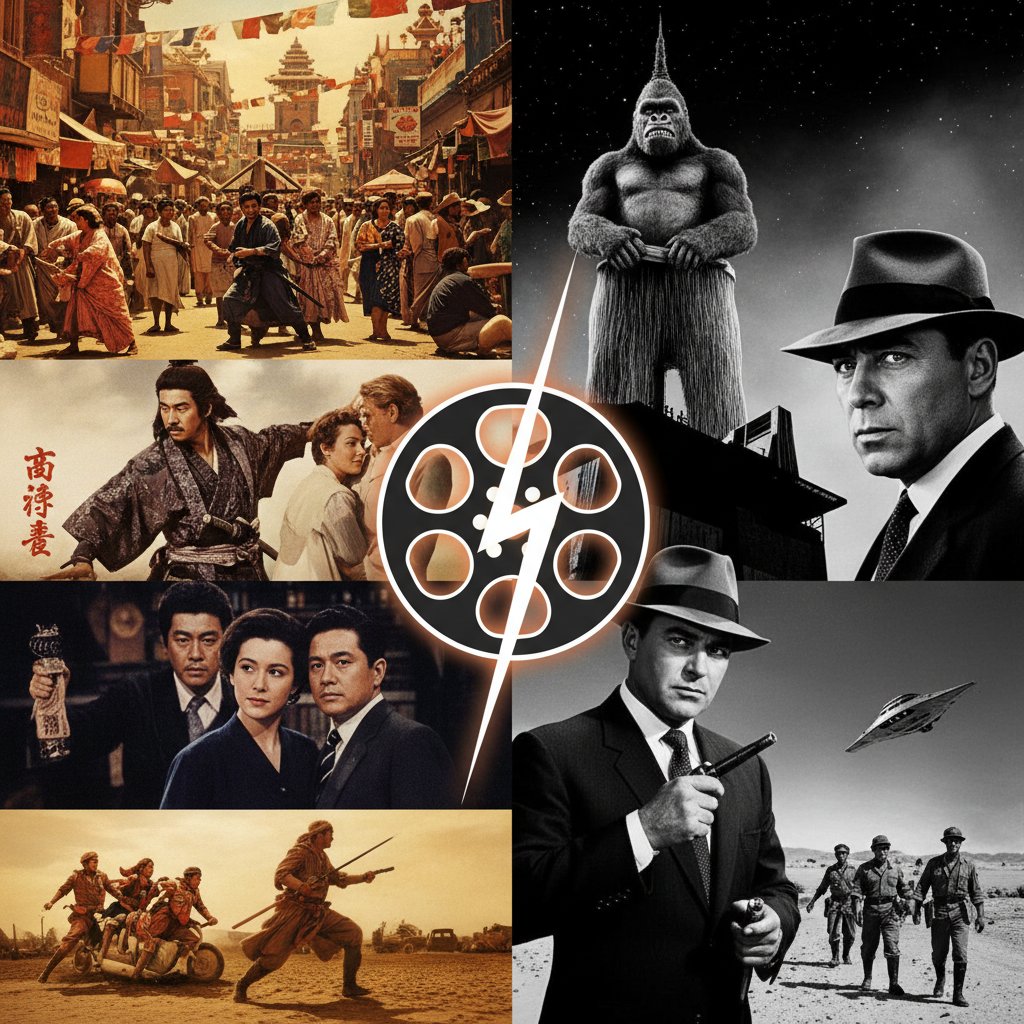 Visual contrast between international films and Hollywood blockbusters