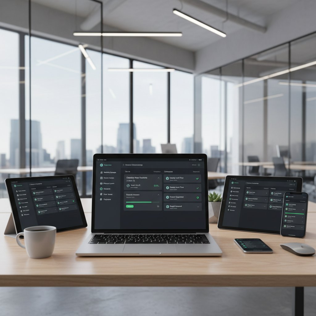 Nowoczesne aplikacje do zarządzania zadaniami na ekranie laptopa