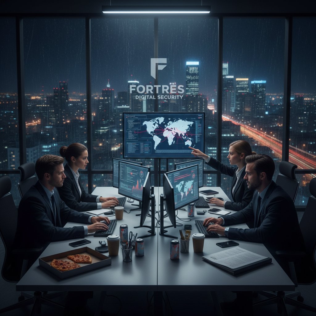 Zespół analizujący cyberbezpieczeństwo danych finansowych