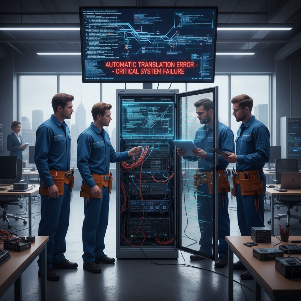 Zespół naprawiający skutki błędu wynikającego z automatycznego tłumaczenia