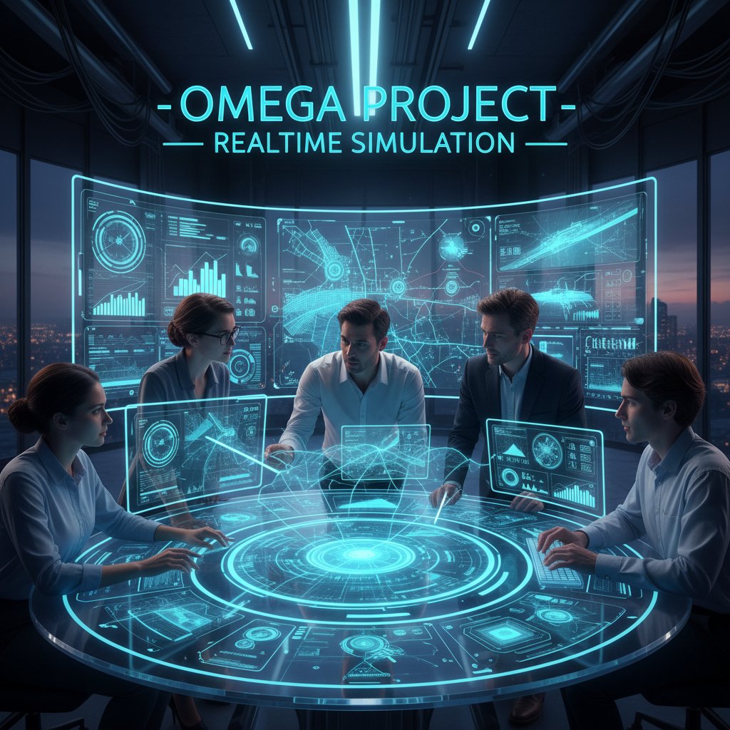 Zespół współpracuje przy wdrażaniu symulacji