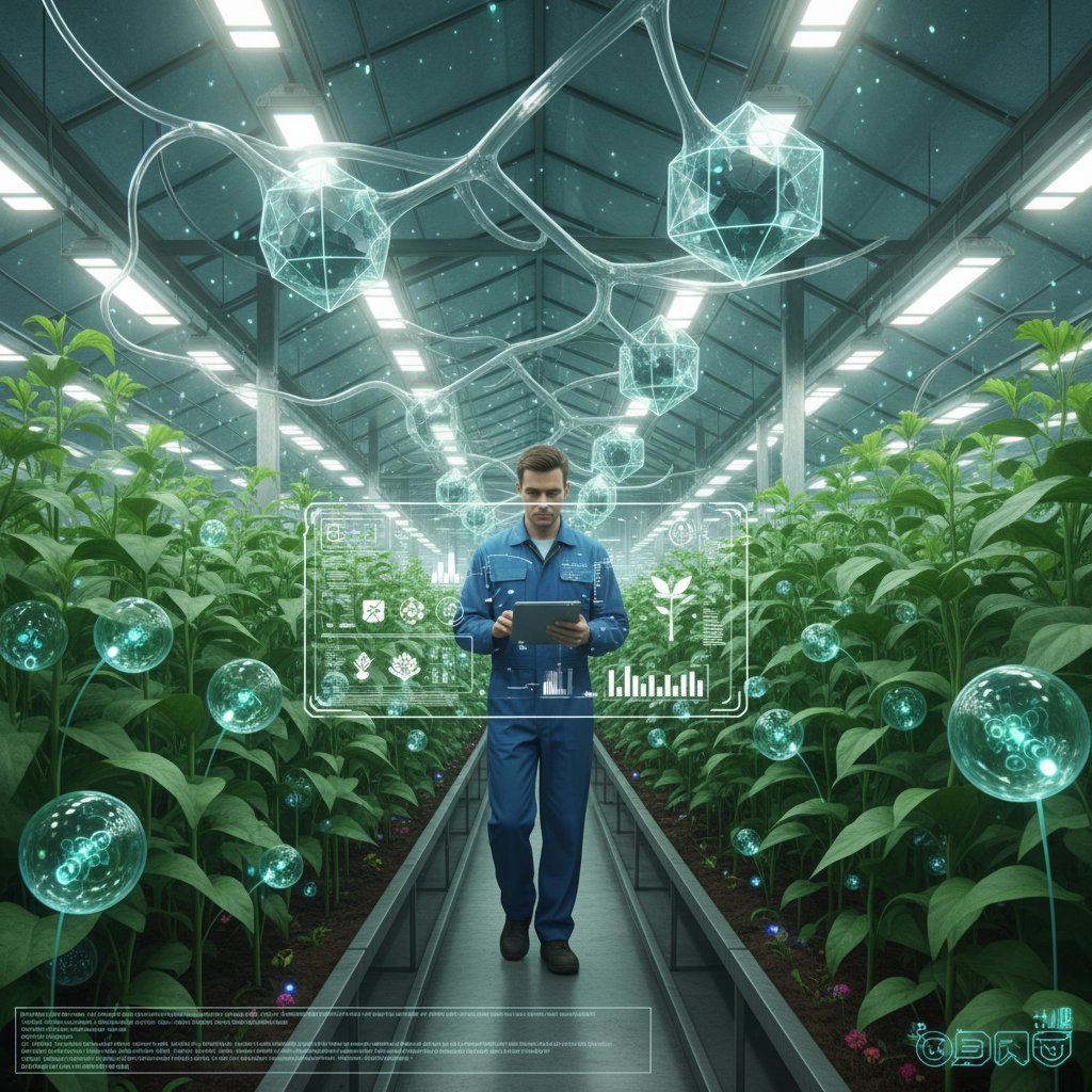 Technik sprawdzający czujniki i algorytmy w inteligentnej szklarni