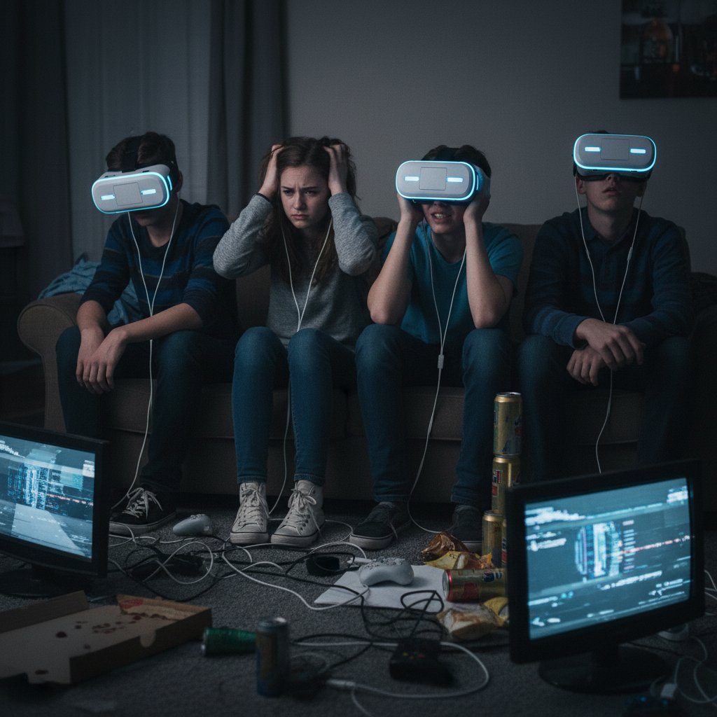 Młodzież w okularach VR, oderwana od rzeczywistości – wizja nowych zagrożeń i wyzwań związanych z FOMO