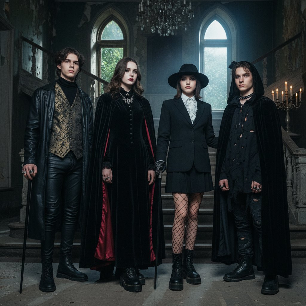 Modern teens in Dracula-inspired fashion dracula movies pop culture