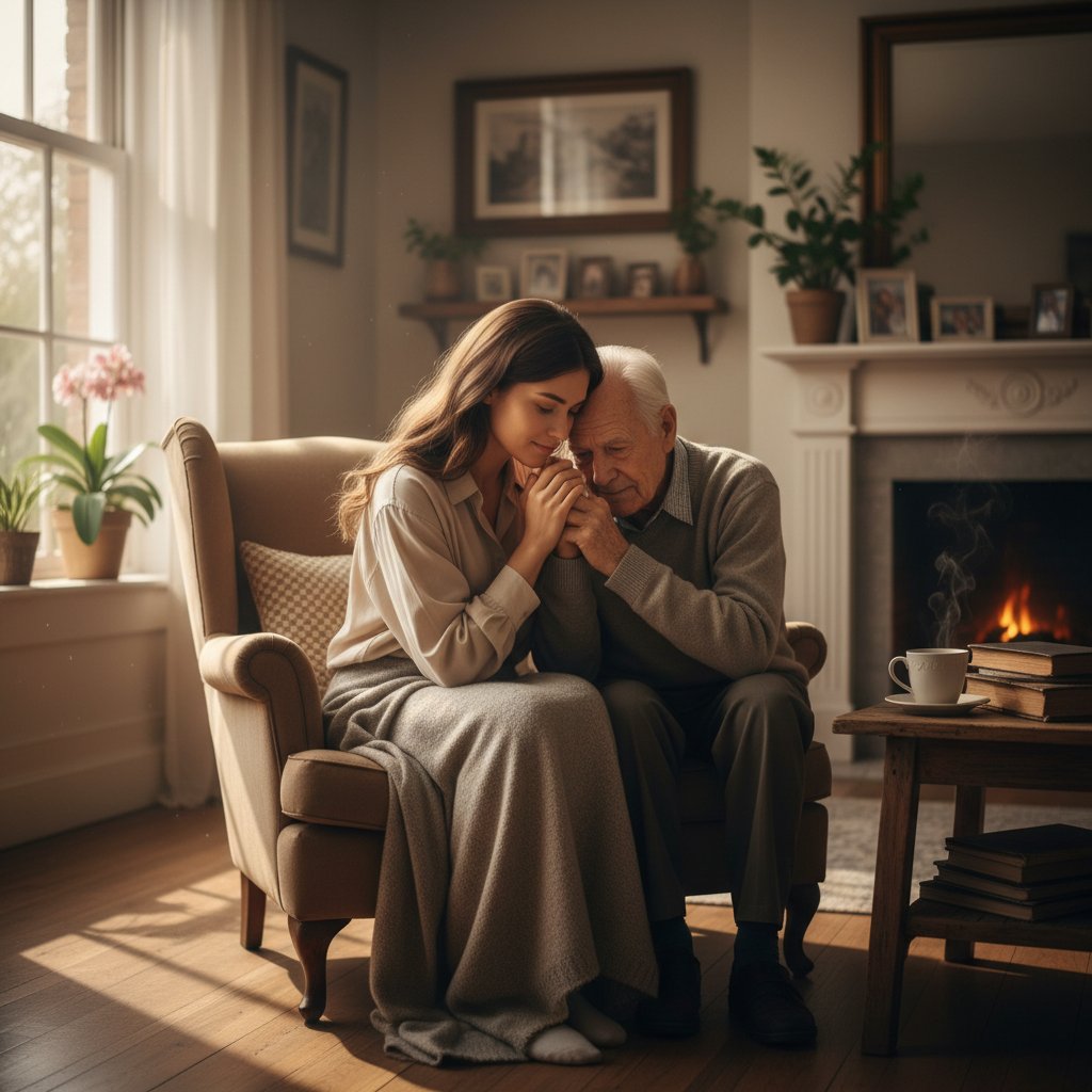 Wsparcie dla seniora z nagłą dusznością – chwila troski
