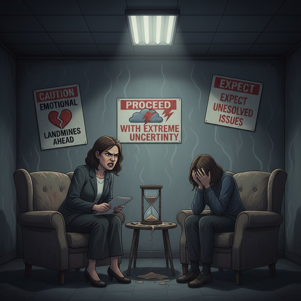 Gabinet terapeutyczny z niepokojącymi szczegółami