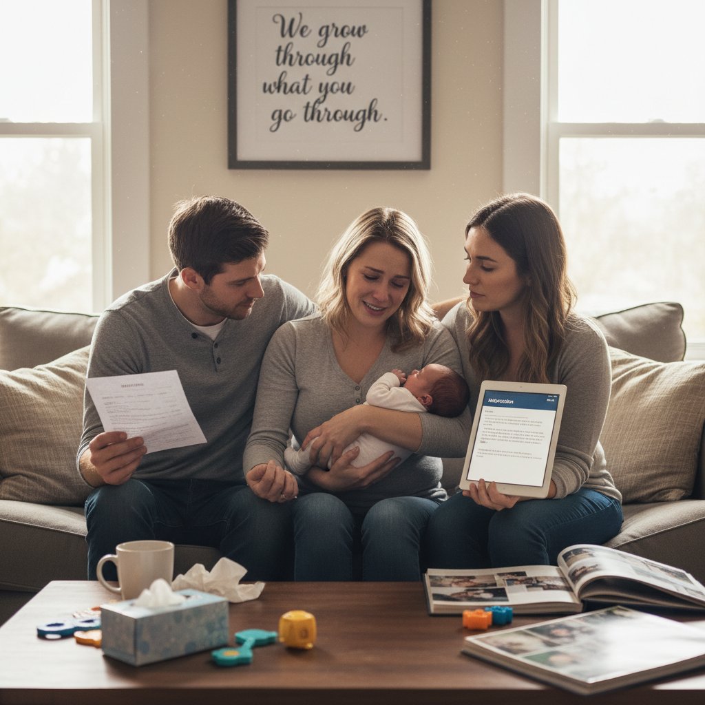 Trzy osoby w różnych sytuacjach życiowych: rozwód, narodziny dziecka, utrata pracy – wizualizacja zmiany hierarchii przywiązań