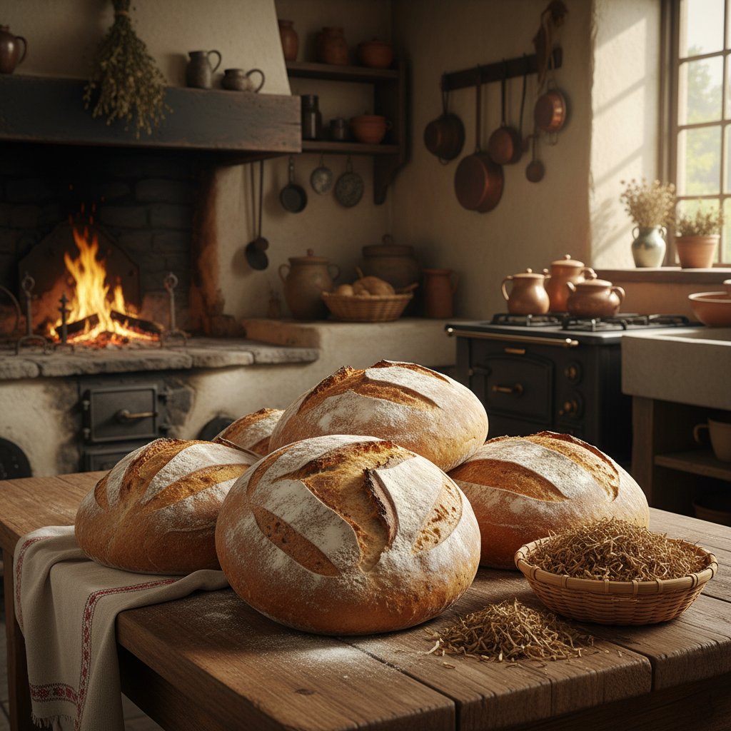 Starożytna kuchnia: tradycyjny chleb przygotowywany z dodatkiem psyllium