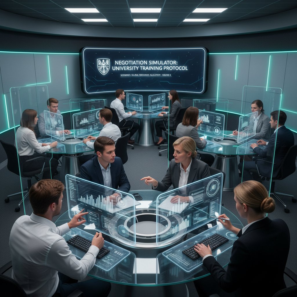 Zajęcia szkoleniowe z wykorzystaniem symulatora negocjacyjnego na uczelni