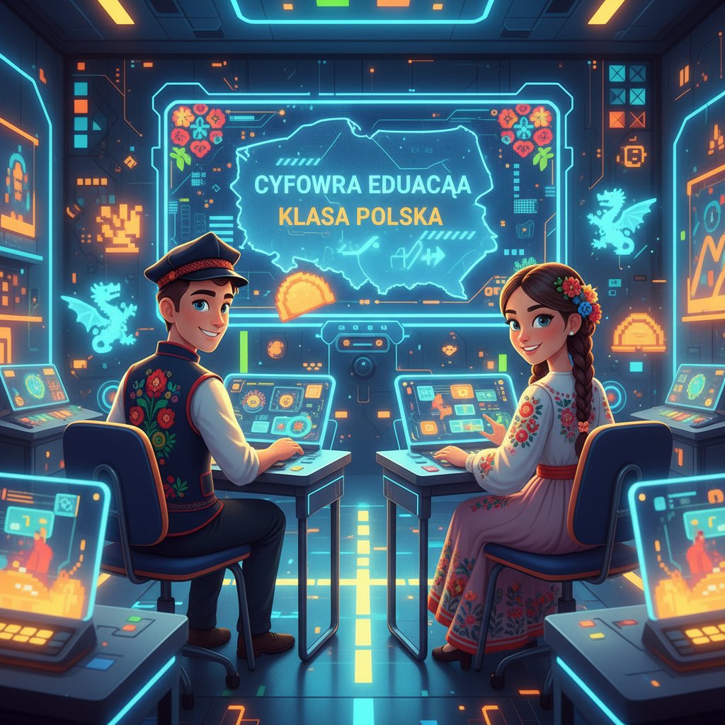 Wirtualna klasa podczas inteligentnej rozmowy online