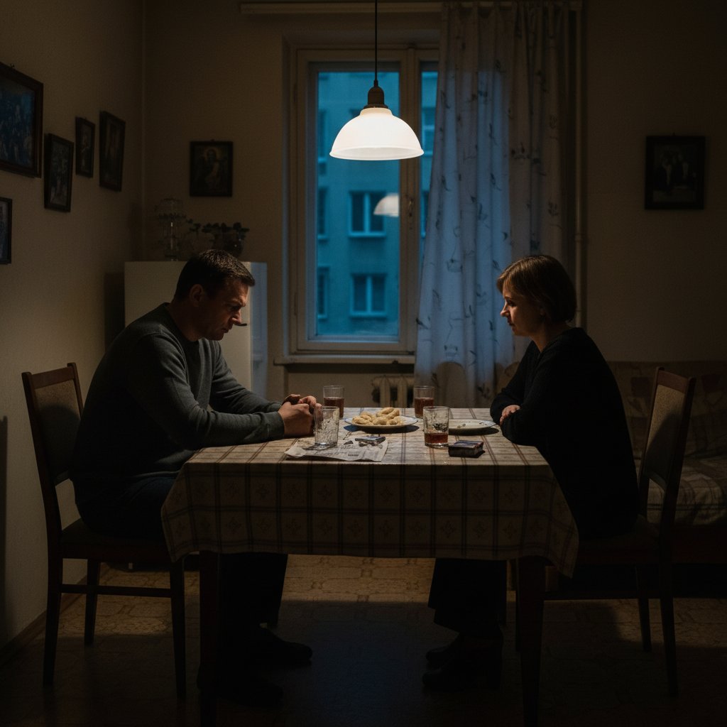 Para w ciszy przy stole – konsekwencje fobii komunikacyjnej w relacji.