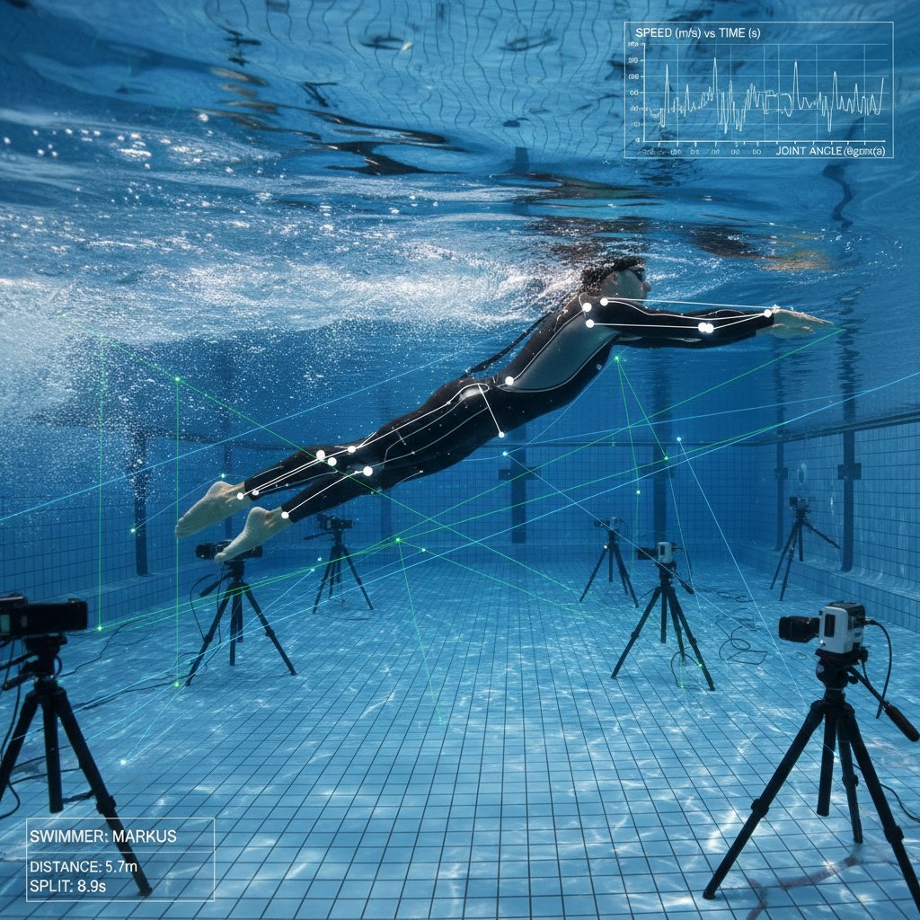 Analiza ruchu pływaka pod wodą – biomechanika i technika pływania