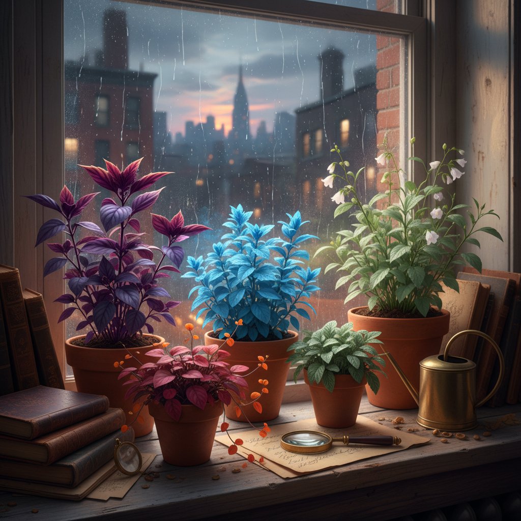 Nietypowe zioła i warzywa liściaste na parapecie – egzotyka w miejskim wydaniu