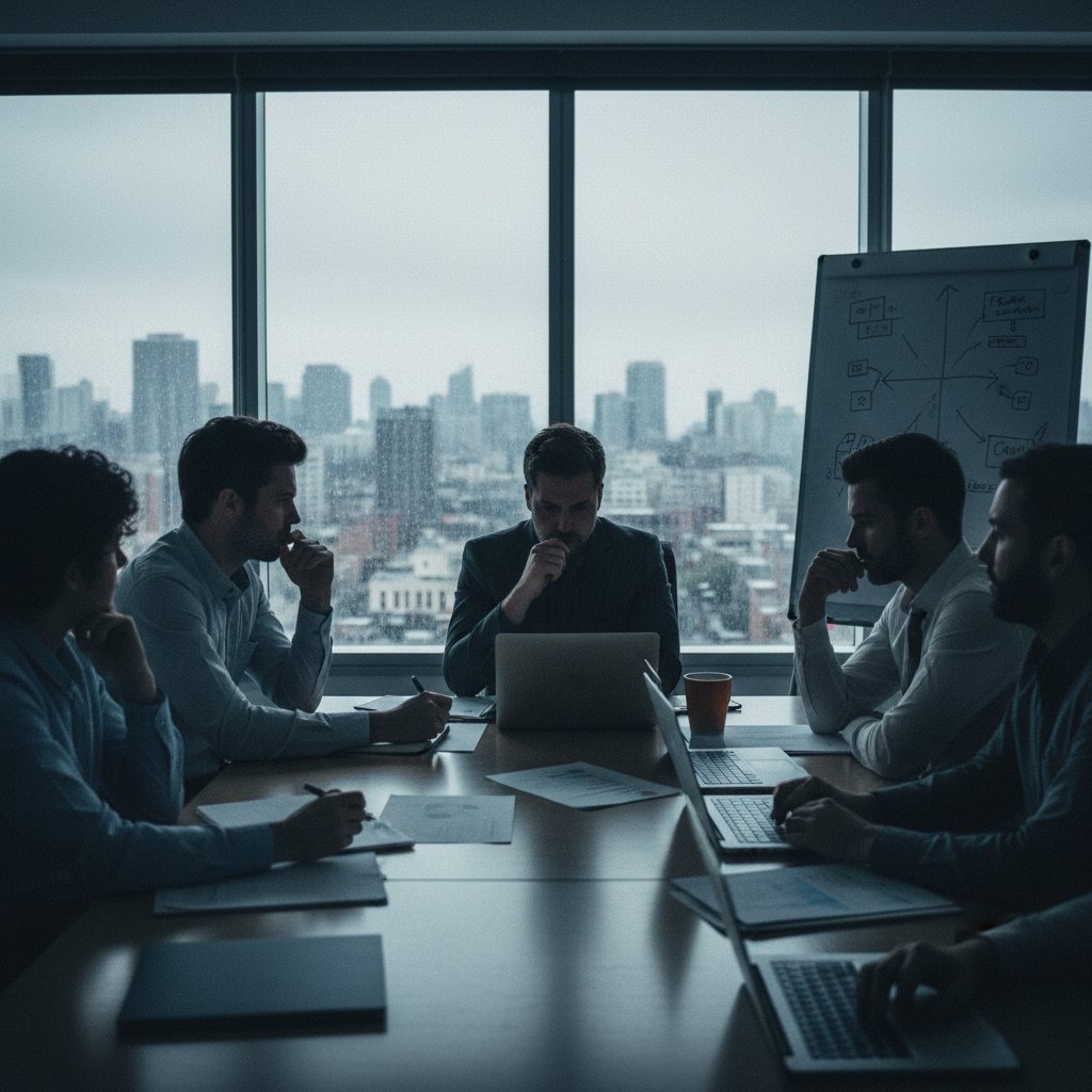 Zamknięta atmosfera spotkania tłumiąca kreatywność