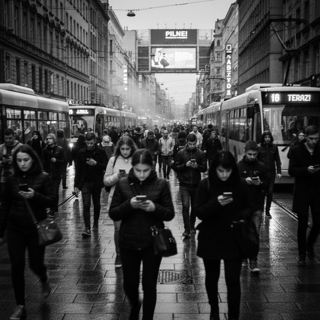 Współczesne tempo życia i chaos informacyjny na polskiej ulicy
