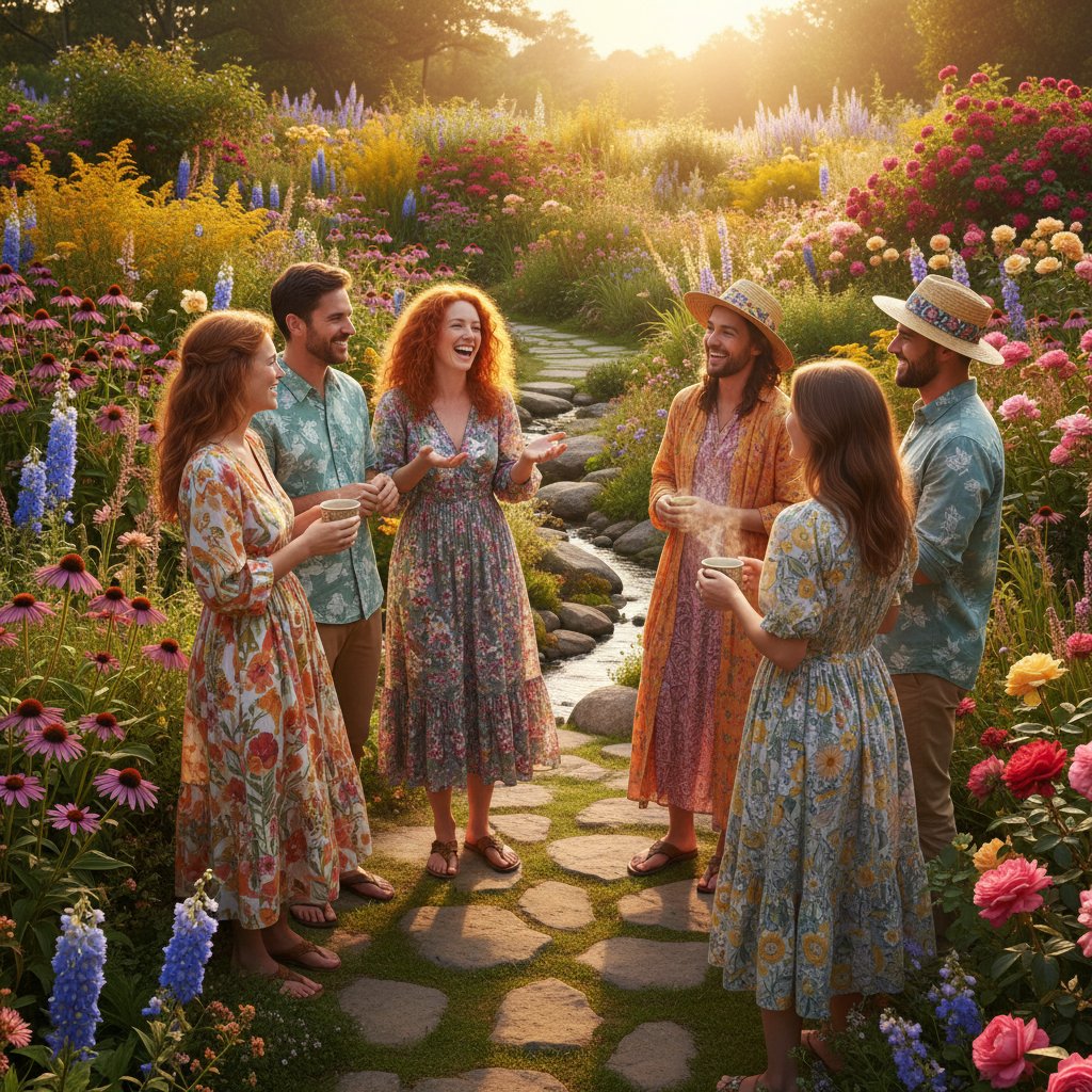 Ogród bezobsługowy jako miejsce spotkań sąsiedzkich