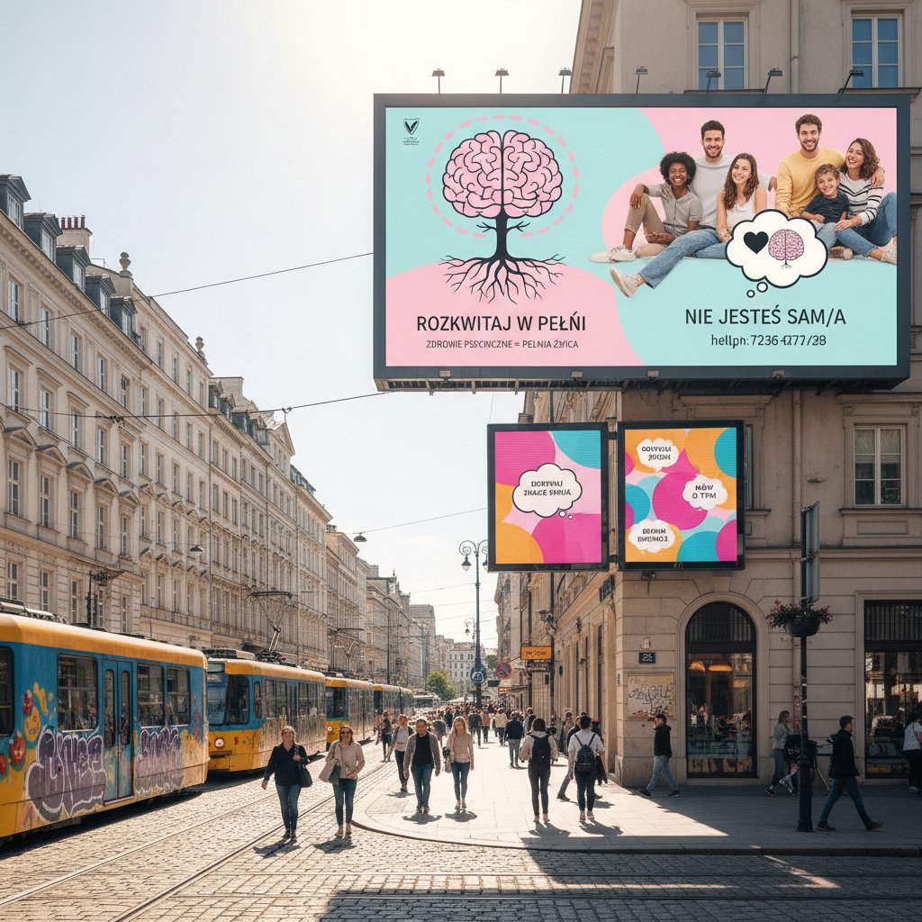 Kampania społeczna wspierająca zdrowie psychiczne w mieście