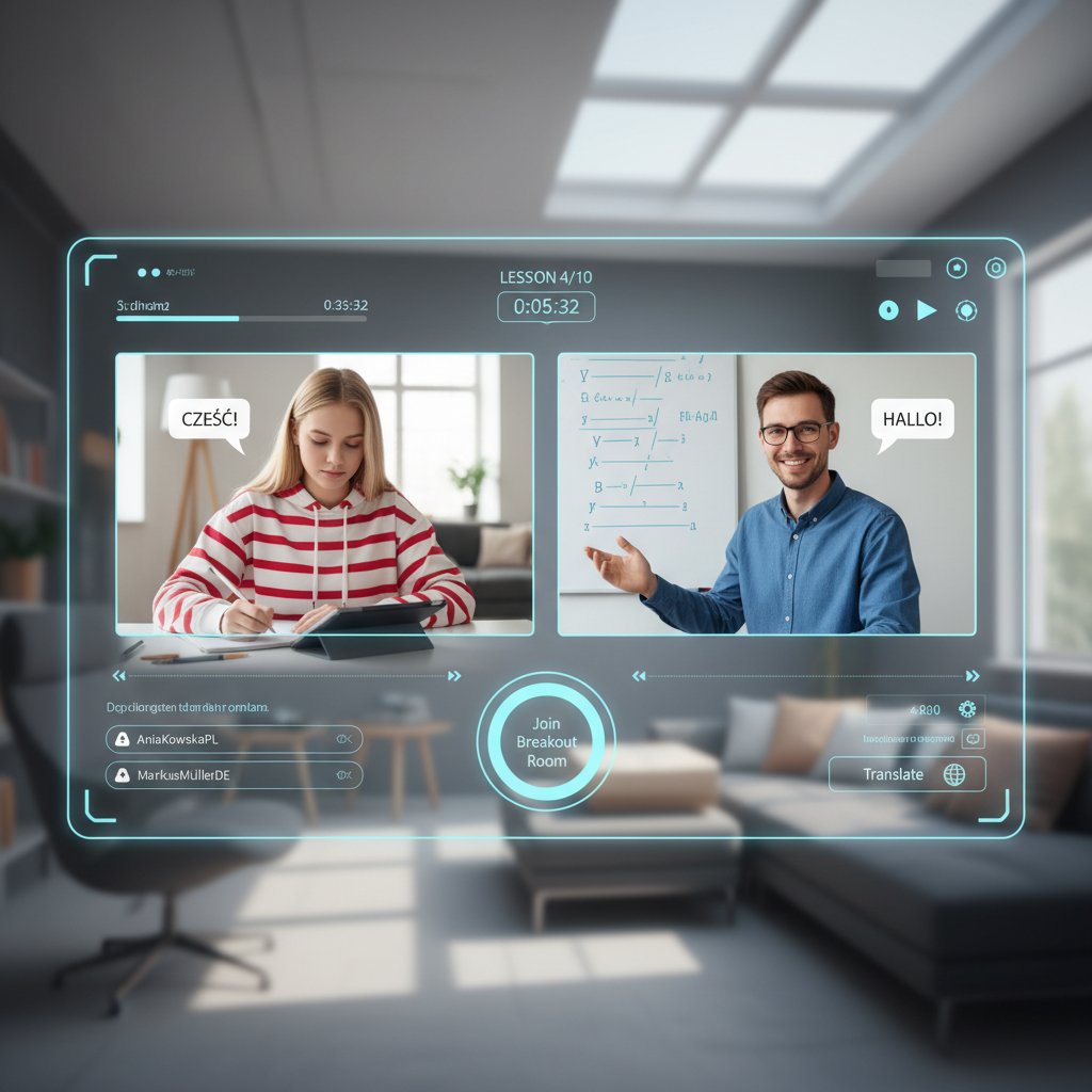 Nowoczesna lekcja testdaf online – interaktywna sesja na żywo z korepetytorem na platformie edukacyjnej