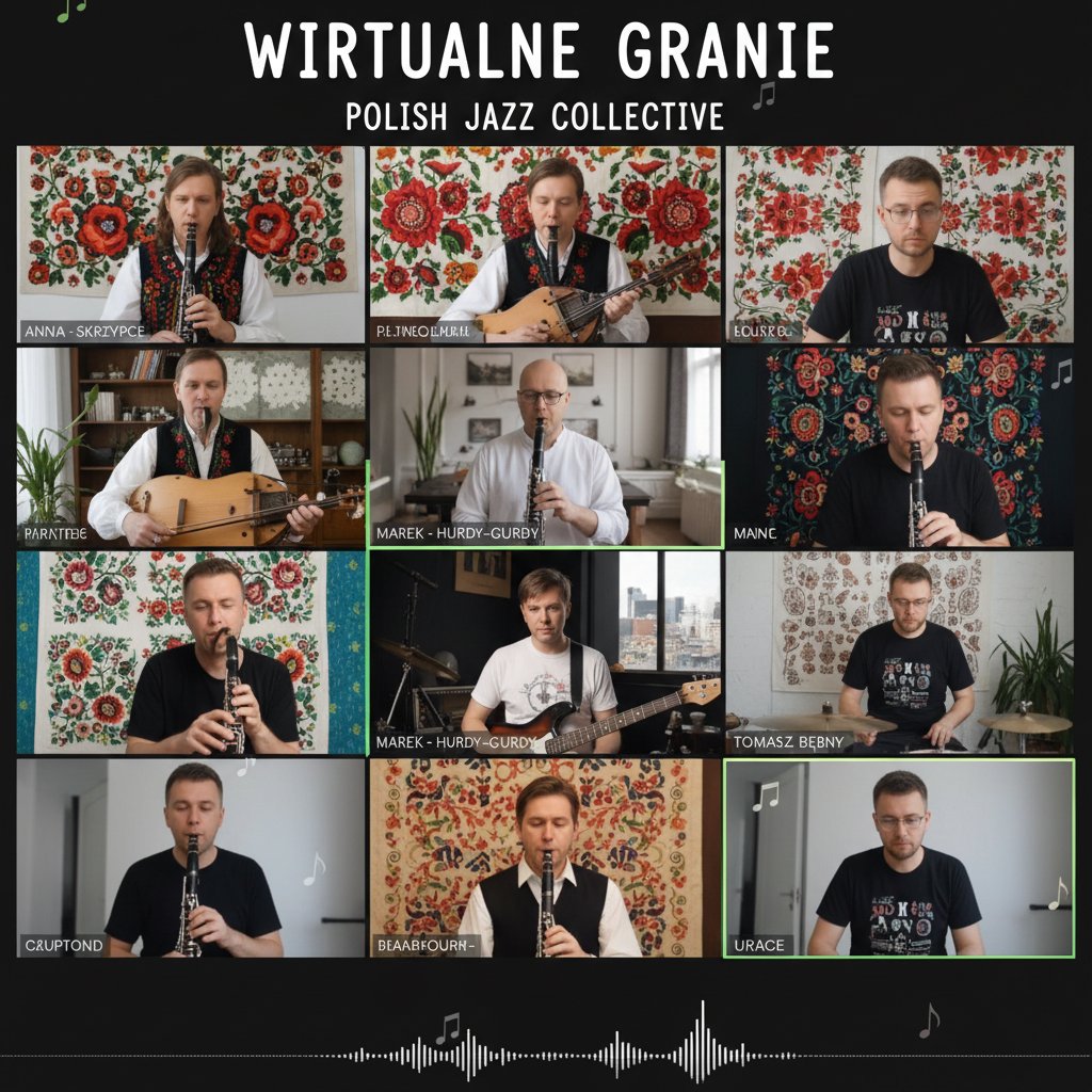 Wspólne muzykowanie online w polskiej społeczności