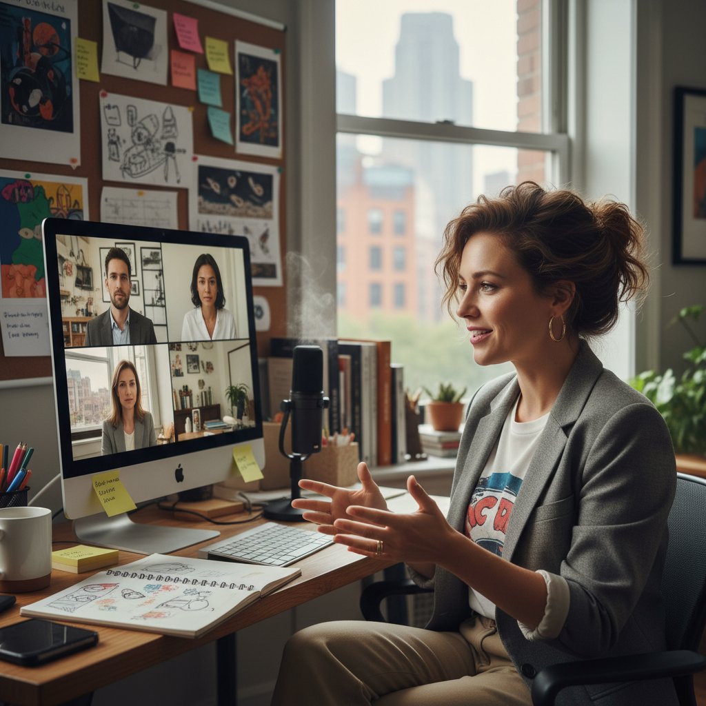 Rozmowa kwalifikacyjna z dyrektorem kreatywnym online – rekrutacja zdalna