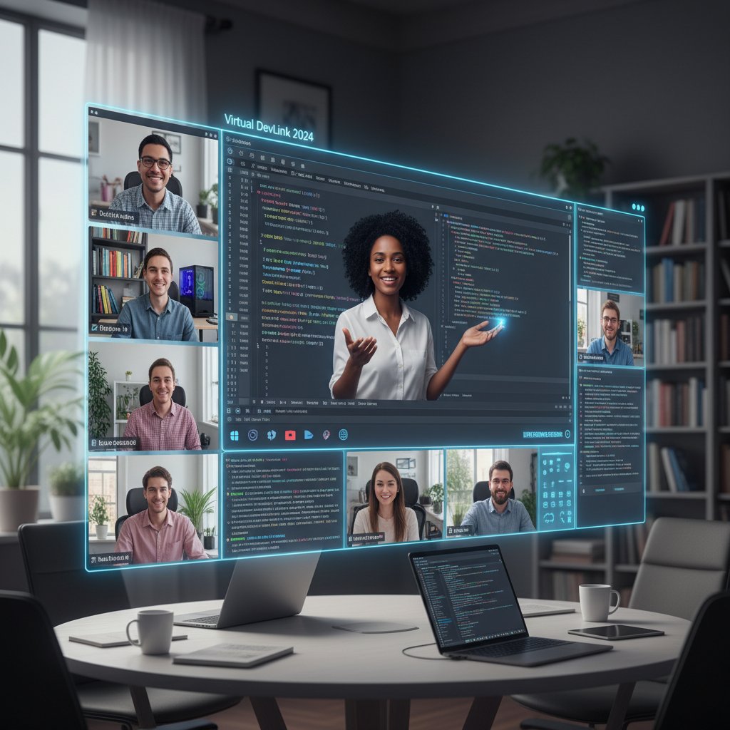 Wirtualny meetup, wideocall grupowy, dzielenie się kodem – społeczność mobile developerów online