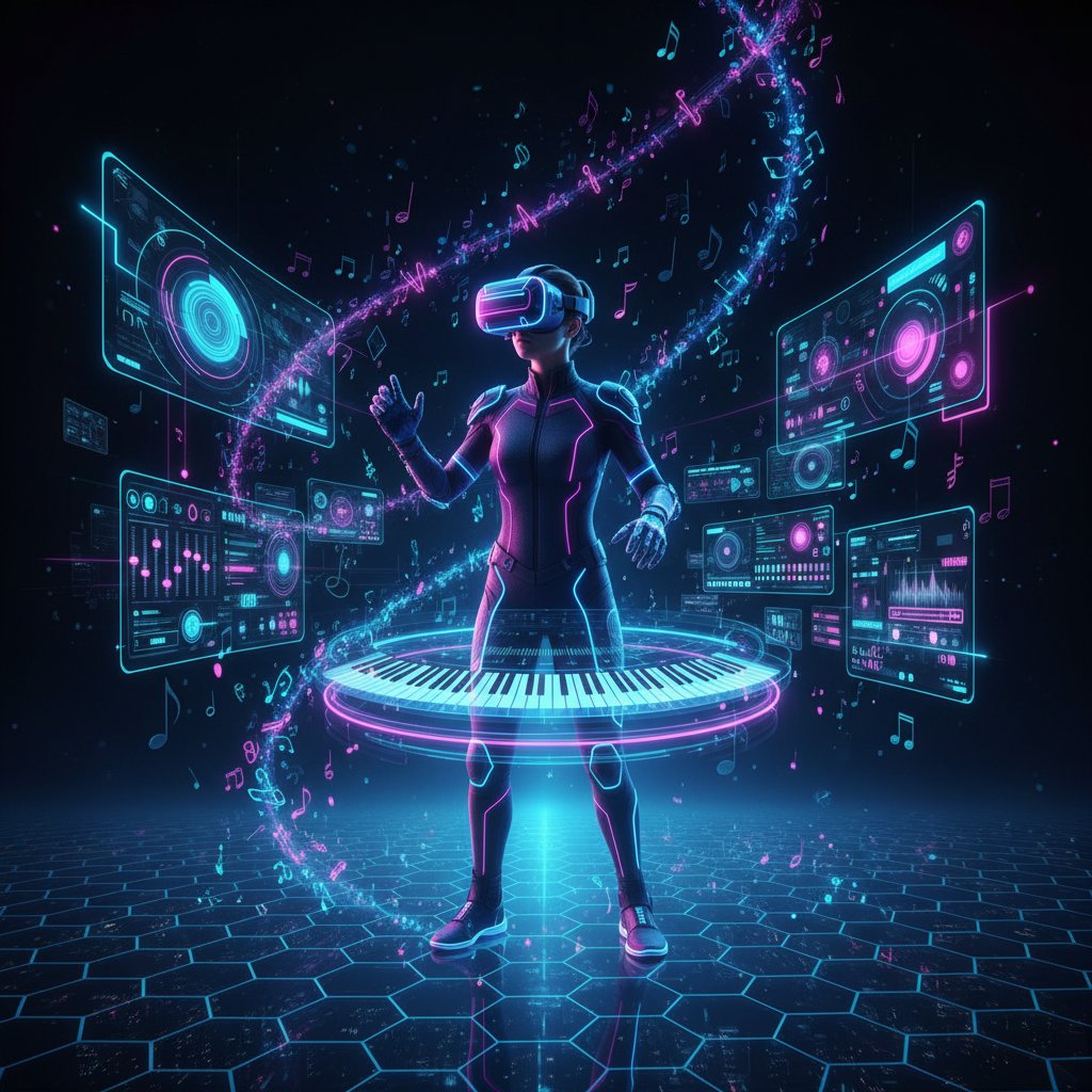 Tworzenie muzyki w wirtualnej rzeczywistości z wykorzystaniem zapisu nutowego online