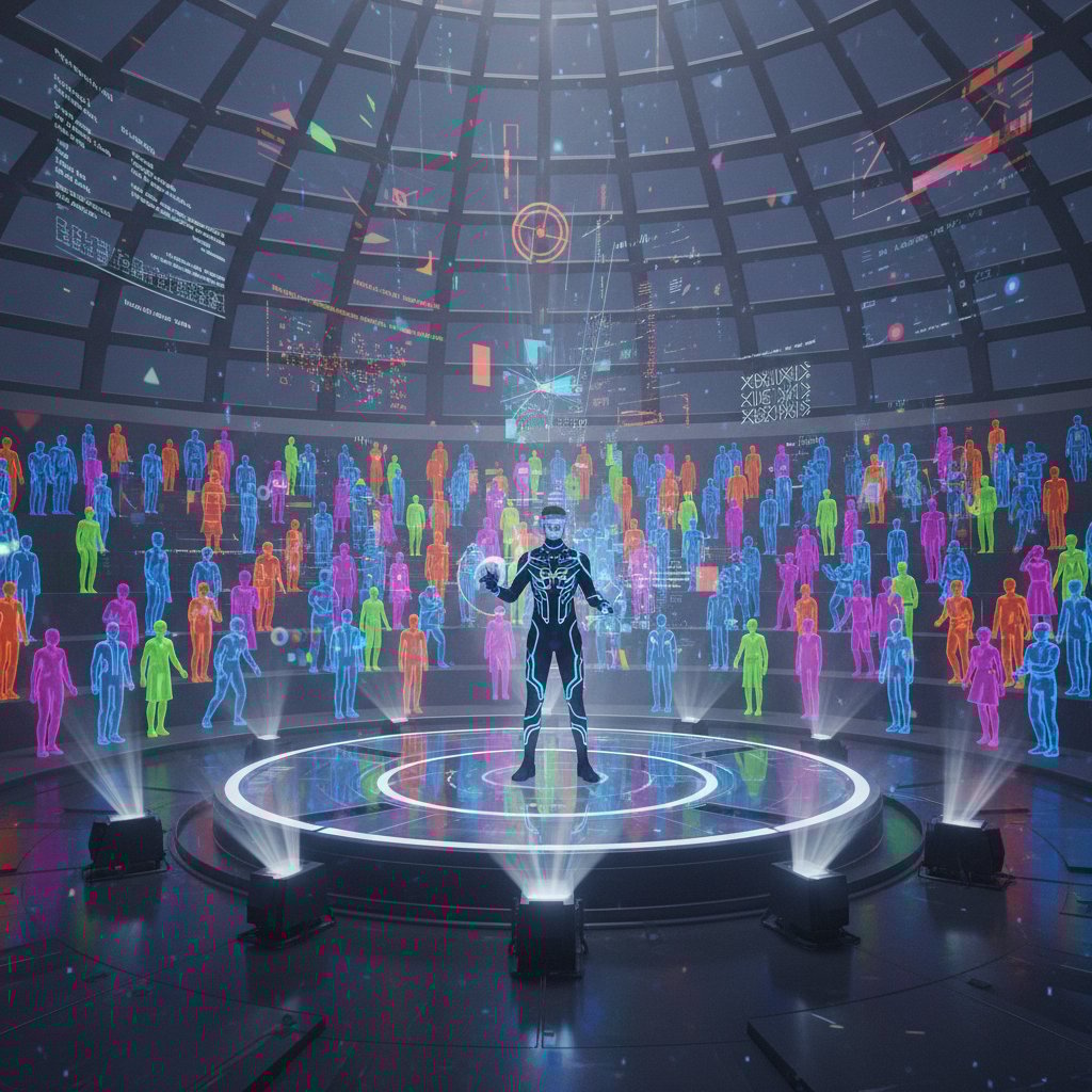 Przyszłość symulacji wystąpień publicznych: holograficzna publiczność, immersja