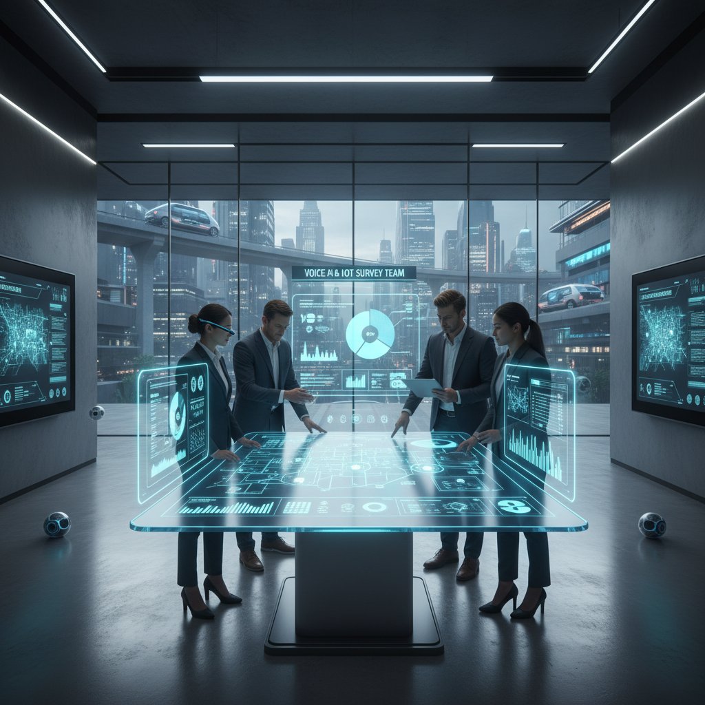 Nowoczesny zespół testuje voice AI i IoT w badaniach ankietowych