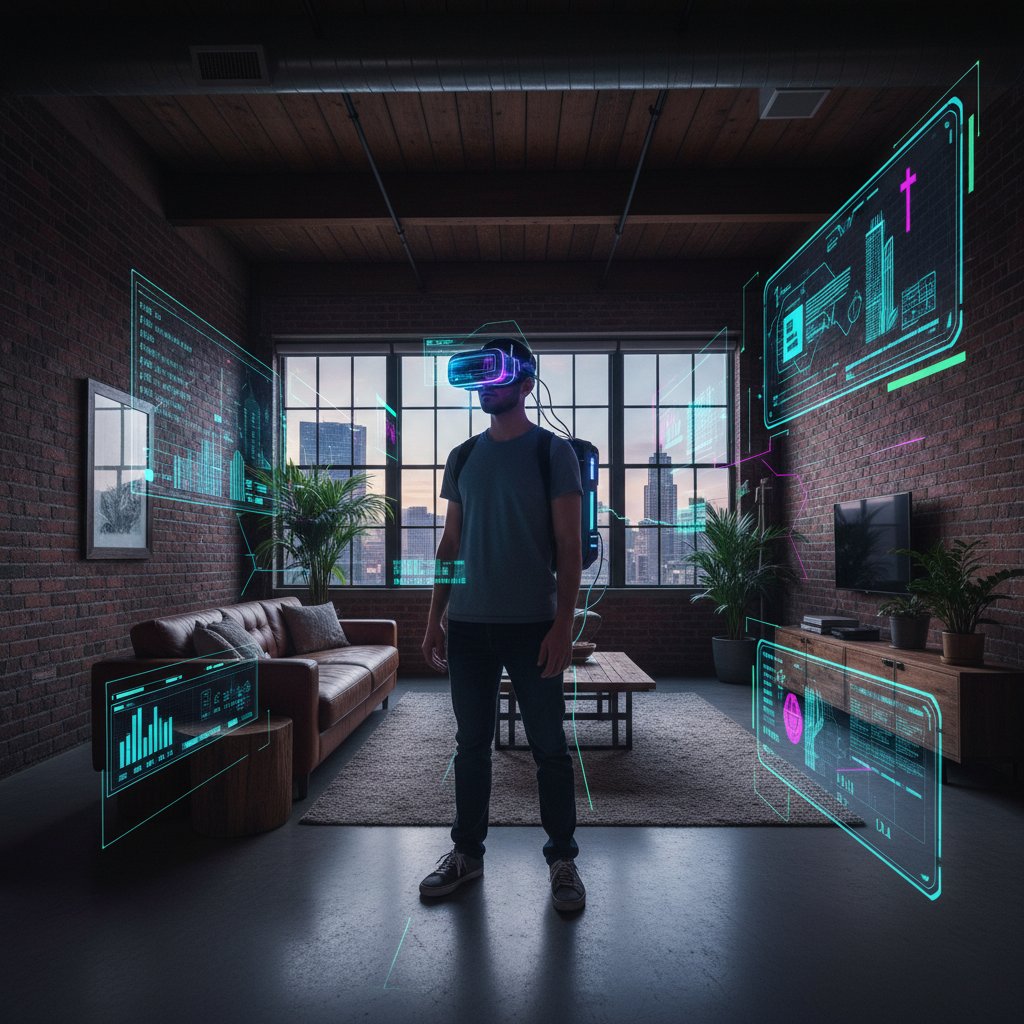 Przyszłość czatów online z wykorzystaniem nowoczesnych technologii, VR, urban loft