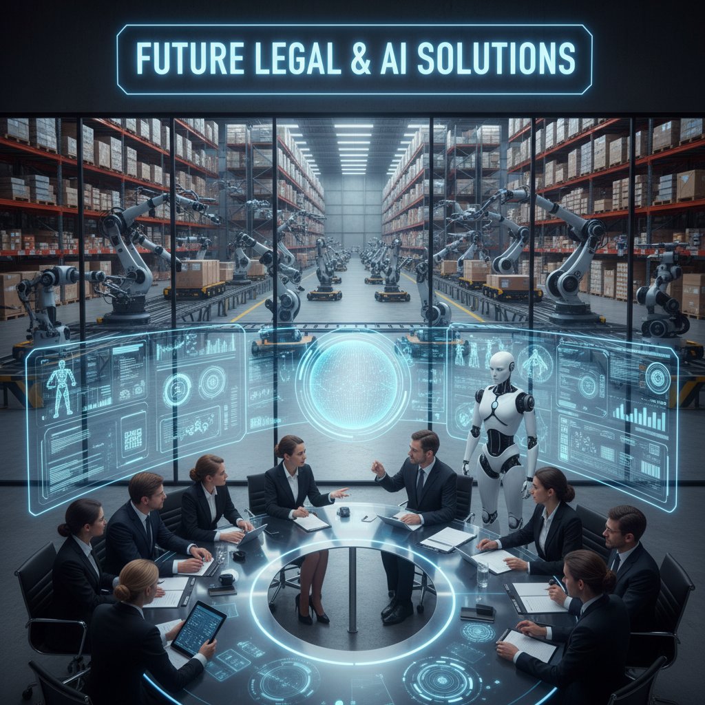 Nowoczesny magazyn, roboty logistyczne, prawnicy z AI – różne sektory automatyzacji