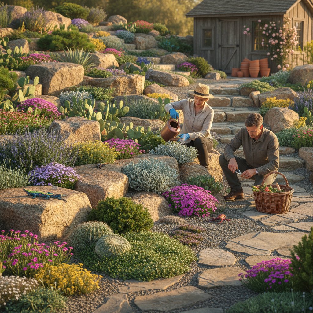 Pielęgnacja skalniaka: podlewanie i cięcie roślin