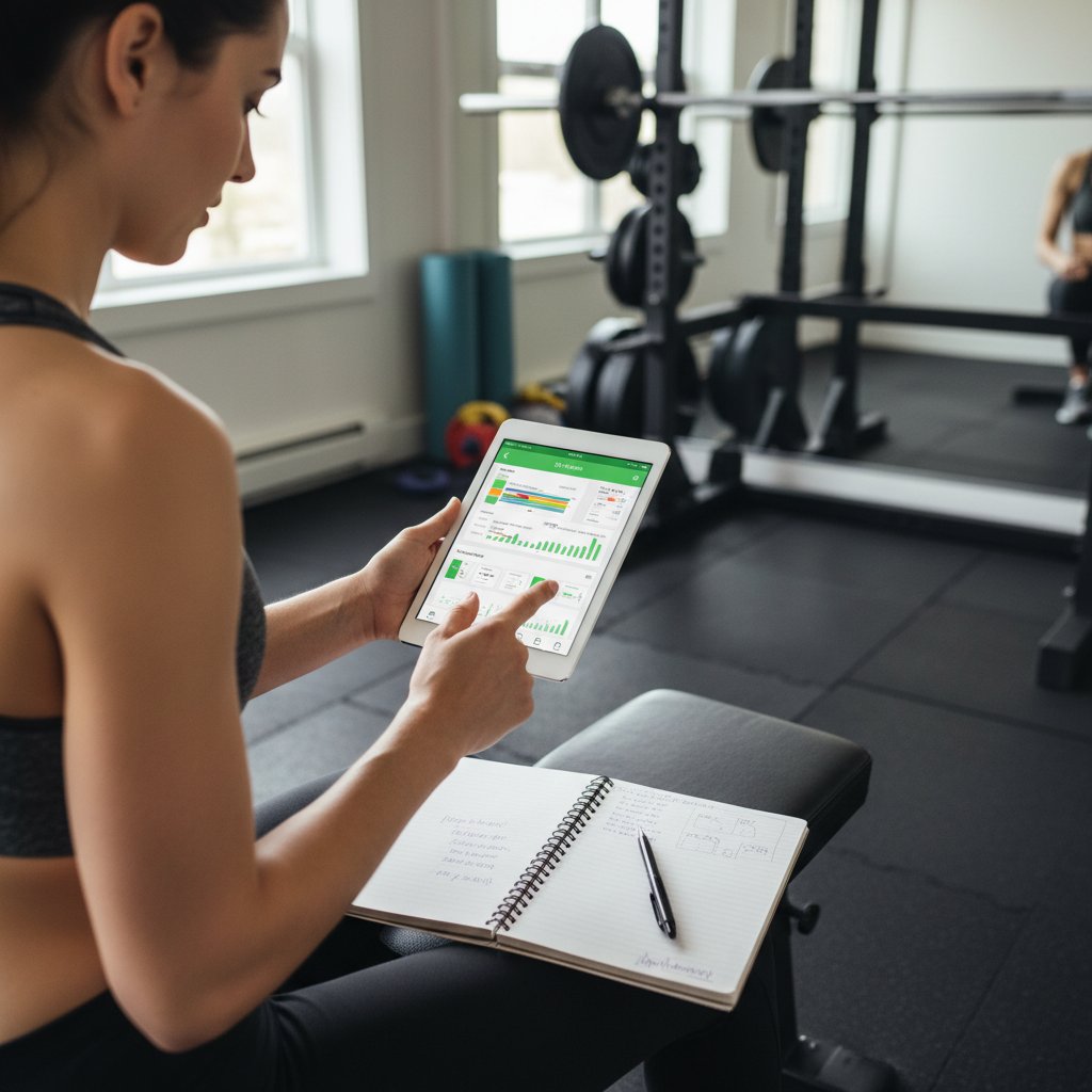 Zmiana sposobu monitorowania postępów przez Karolinę, monitoring postępów treningowych