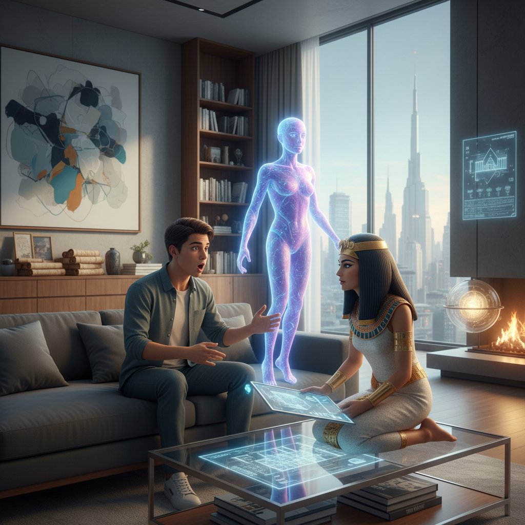 Rozmowa z wirtualną postacią historyczną dzięki AI.