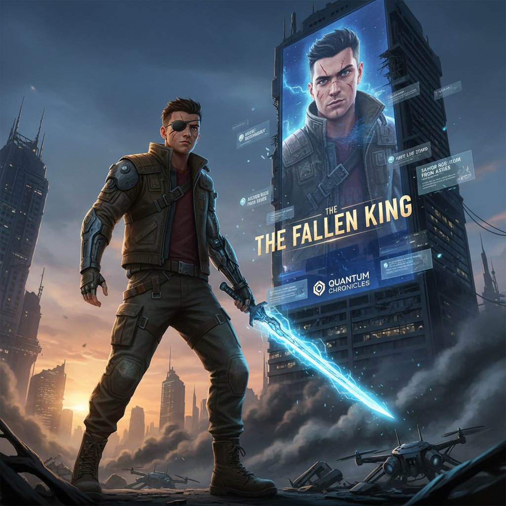 Młody bohater serialu z opaską na oku, przedstawiony w medialnej narracji jako symbol siły lub słabości