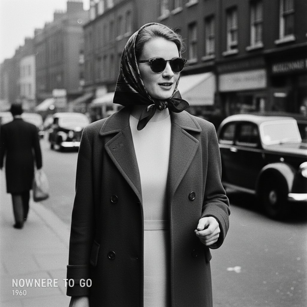 Young Maggie Smith in her first film role, 1960s style with high contrast and candid energy