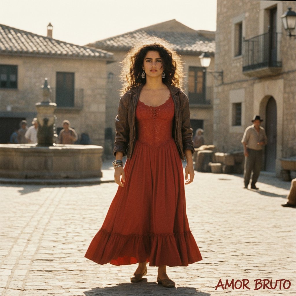 Young Penelope Cruz in her breakout Spanish film, 1990s style, capturing her early raw magnetism