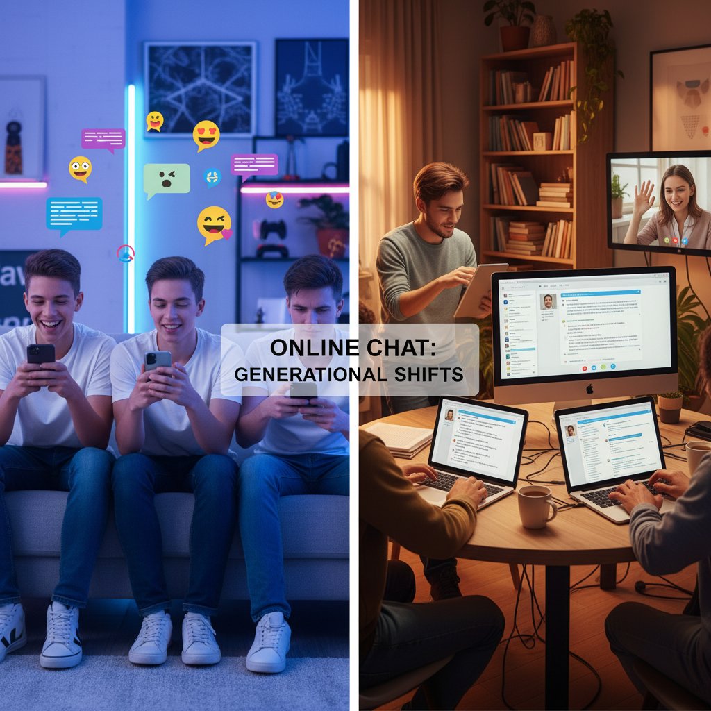 Młodzi Polacy korzystają z różnych aplikacji do rozmów online, porównanie przez pokolenia