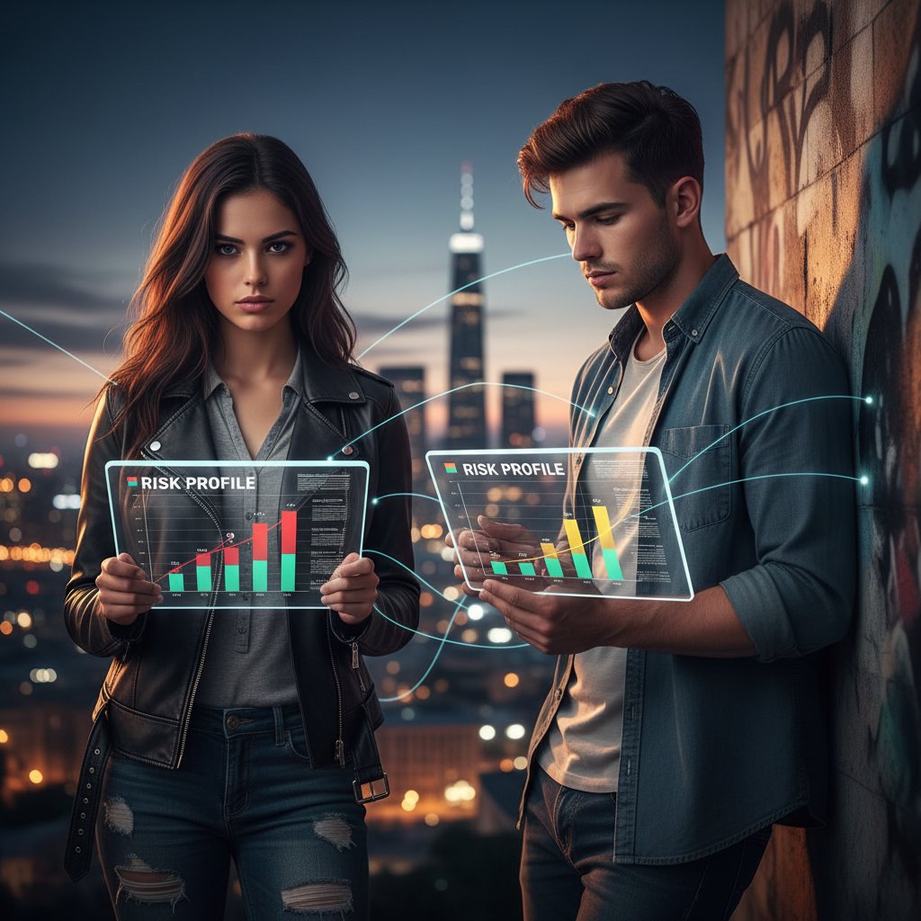 Zdjęcie młodej kobiety i mężczyzny na tle miasta, symbolizujące zmianę profilu ryzyka zakażenia kiłą w Polsce