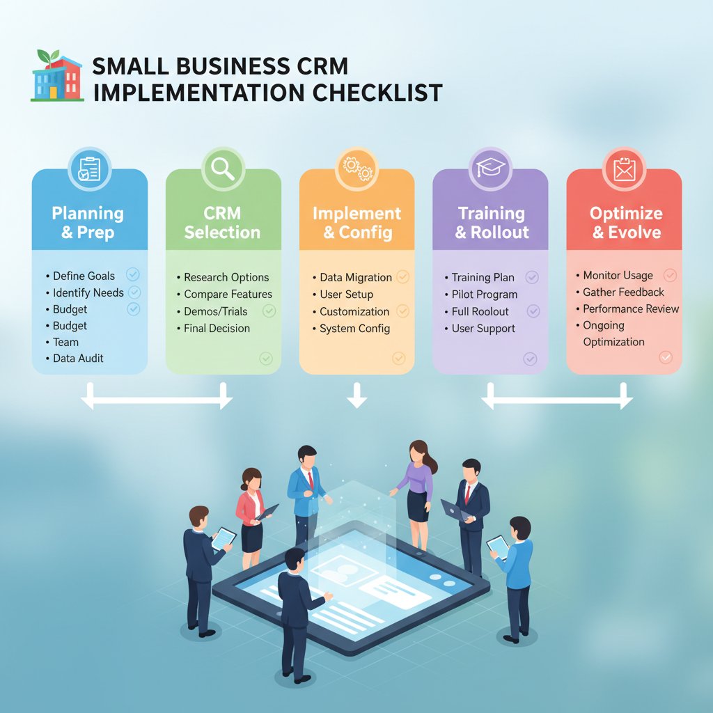 Checklista wdrożenia systemu CRM dla małej firmy