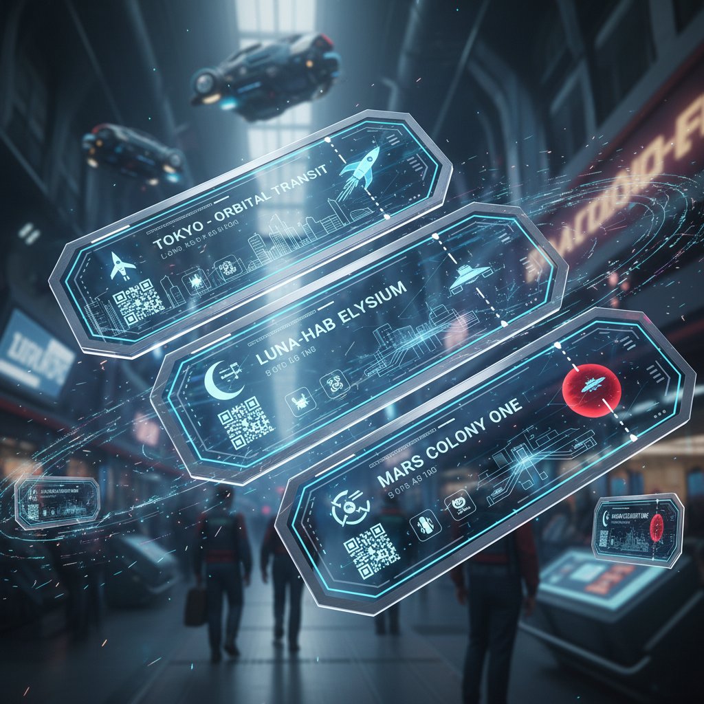 Future of airfare with digital passes, stylized rendering of digital flight passes symbolizing money-saving flight tips