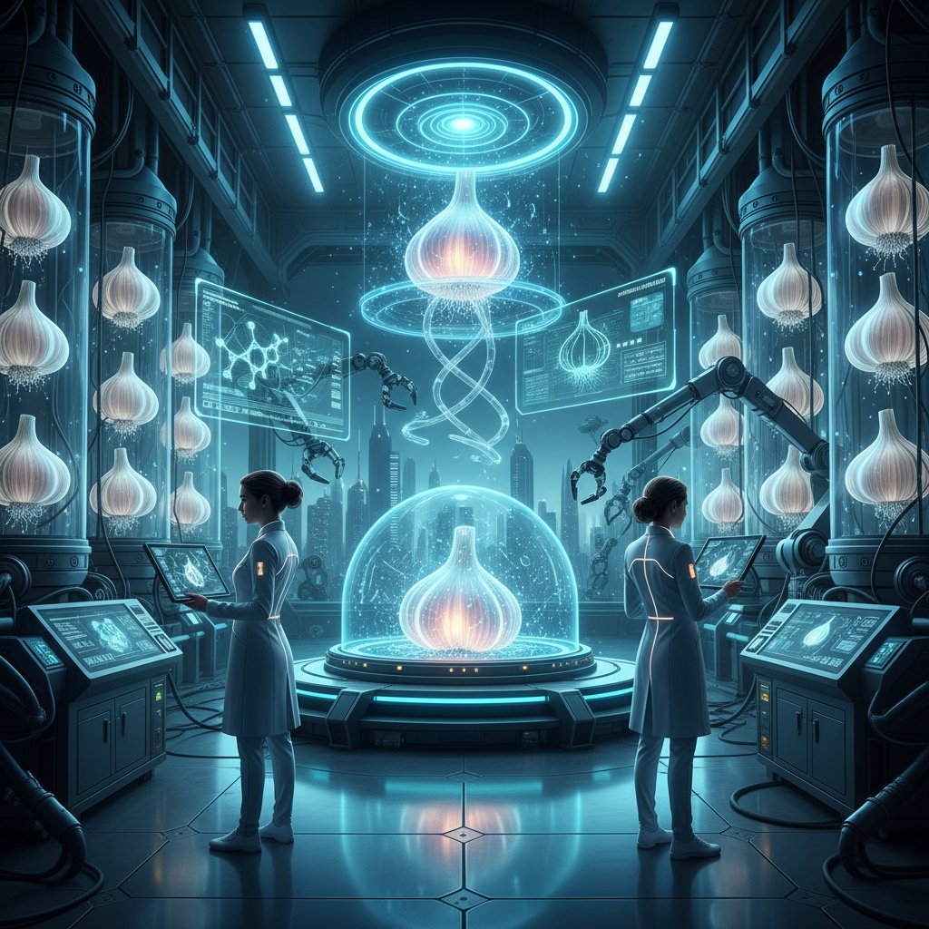 Przyszłość czosnku w laboratorium przyszłości: naukowcy pracujący nad technologiami opartymi na czosnku