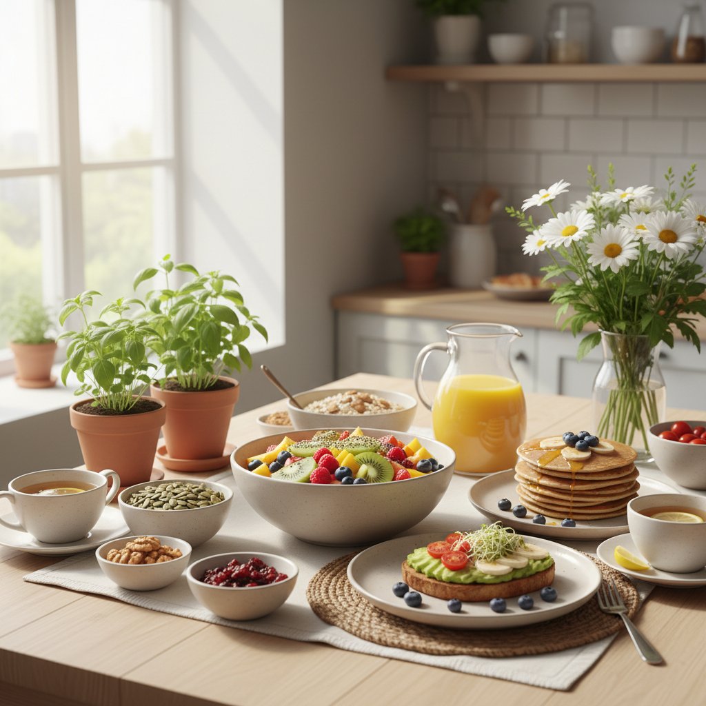 Zdrowe śniadanie idealne przed badaniem cholesterolu